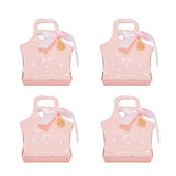 50Set Innovative Candy Box Paper Candy Bags with Ribbons for Christmas Parties Birthdays WeddingsPink with Light Pink Ribbon In Australia - Darrahopens