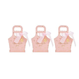 50Set Innovative Candy Box Paper Candy Bags with Ribbons for Christmas Parties Birthdays WeddingsPink with Light Pink Ribbon In Australia - Darrahopens