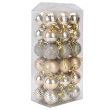 36Pcs Christmas Tree Ball Ornaments Shatterproof Hanging Decorations Xmas Pendant for Festival Holiday PartyGold In Australia - Darrahopens