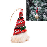 Christmas Gnomes Ornaments Handmade Faceless Santa Doll for Christmas Decoration