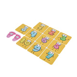 12PCS/Set Game Floor Sticker DIY Kids Game Ground Sticker Cartoon Number Sticker for Nursery
