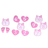 Removable 10 Number Hopscotch Stickers Children Room Floor Decoration Pink Cartoon Number Hopscotch Footprints Stickers In Australia - Darrahopens