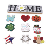 Wooden Home Sign Country Farmhouse Decoration for Home Kitchen Dining Room Fireplace In Australia - Darrahopens