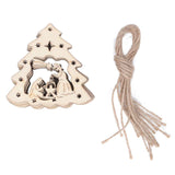 Wooden Hanging Ornaments Hollow DIY Christmas Tree Decorative Pendants Home Decoration AccessoriesJM00204 In Australia - Darrahopens