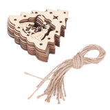 Wooden Hanging Ornaments Hollow DIY Christmas Tree Decorative Pendants Home Decoration AccessoriesJM00204 In Australia - Darrahopens