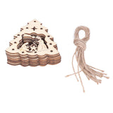 Wooden Hanging Ornaments Hollow DIY Christmas Tree Decorative Pendants Home Decoration AccessoriesJM00204 In Australia - Darrahopens