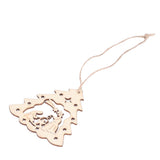 Wooden Hanging Ornaments Hollow DIY Christmas Tree Decorative Pendants Home Decoration AccessoriesJM00204
