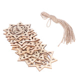 Wooden Hanging Ornaments Hollow DIY Christmas Tree Decorative Pendants Home Decoration AccessoriesJM00207 In Australia - Darrahopens
