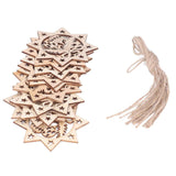 Wooden Hanging Ornaments Hollow DIY Christmas Tree Decorative Pendants Home Decoration AccessoriesJM00207 In Australia - Darrahopens