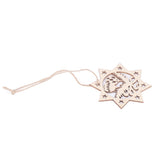 Wooden Hanging Ornaments Hollow DIY Christmas Tree Decorative Pendants Home Decoration AccessoriesJM00207