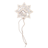Wooden Hanging Ornaments Hollow DIY Christmas Tree Decorative Pendants Home Decoration AccessoriesJM00207