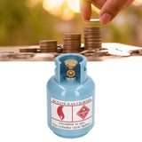 Simulation Fuel Gas Tank Shape Piggy Bank Decor Child Plastic Crafts Desktop Ornament GiftBlue