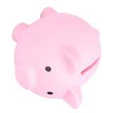 Piggy Bank Rugged Durable Vinyl Cartoon Animal Pig Coin Cash Piggy Bank Boy Girl GiftPink