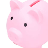 Piggy Bank Rugged Durable Vinyl Cartoon Animal Pig Coin Cash Piggy Bank Boy Girl GiftPink