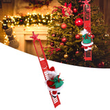 Electric Climbing Ladder Decoration Christmas Tree Hanging Pendant Festival Ornament for Party
