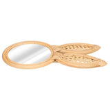 Decorative Mirror Cute Bunny Shape Exquisite Rattan Hanging Wall Mirror for Makeup Home Bedroom Decoration Gift In Australia - Darrahopens