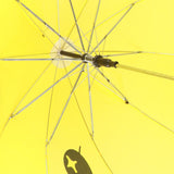 Kid Umbrella Lovely Cartoon Animal Easy Operation Light Weight Girls Umbrella for Raining Clear DayYellow