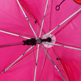 Kid Umbrella Lovely Cartoon Animal Easy Operation Light Weight Girls Umbrella for Raining Clear DayRose Red