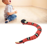 Interactive Cat Toy Smart Sensing Electronic Toy Snake Simulation Animal Model for Pet Obstacle Avoidance Training