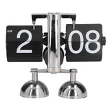 Flip Clock Quartz Movement High Accuracy Retro Style Stainless Steel Simple Operation Quartz Clock In Australia - Darrahopens