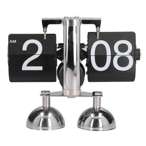 Flip Clock Quartz Movement High Accuracy Retro Style Stainless Steel Simple Operation Quartz Clock In Australia - Darrahopens