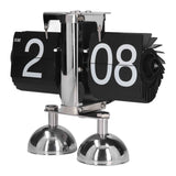Flip Clock Quartz Movement High Accuracy Retro Style Stainless Steel Simple Operation Quartz Clock In Australia - Darrahopens