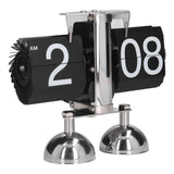 Flip Clock Quartz Movement High Accuracy Retro Style Stainless Steel Simple Operation Quartz Clock In Australia - Darrahopens