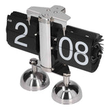 Flip Clock Quartz Movement High Accuracy Retro Style Stainless Steel Simple Operation Quartz Clock In Australia - Darrahopens