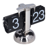 Flip Clock Accurate Time Unique Fashionable Retro Automatic Page Turning Quartz Clock for Home Office Gifts Decoration