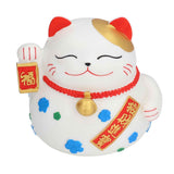 Piggy Bank Big Lucky Cat Shape Deposit 1000 Coins Natural Colors Washable Fadeless Waterproof Coin Bank