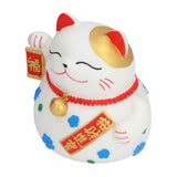 Piggy Bank Big Lucky Cat Shape Deposit 1000 Coins Natural Colors Washable Fadeless Waterproof Coin Bank
