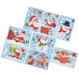 8PCS Christmas Snowman Sticker DIY Window Glass Sticker PVC Decorative Sticker for Living Room In Australia - Darrahopens