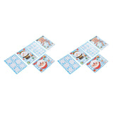 2Set Christmas Sticker DIY Window Glass Sticker Deer Snowman Decorative Sticker for Party Festival In Australia - Darrahopens