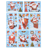 8Pcs Christmas Stickers Cute Patterns Easy to Use Environmentally Friendly Xmas Window Decals for Home Decor In Australia - Darrahopens