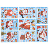 8Pcs Christmas Stickers Cute Patterns Easy to Use Environmentally Friendly Xmas Window Decals for Home Decor In Australia - Darrahopens