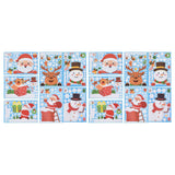 14pcs Christmas Stickers Cute Snowflake Reindeer Elf Pattern Christmas Window Clings for Window Glass Party Decorations In Australia - Darrahopens