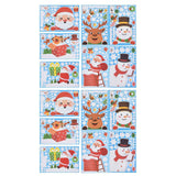 14pcs Christmas Stickers Cute Snowflake Reindeer Elf Pattern Christmas Window Clings for Window Glass Party Decorations In Australia - Darrahopens