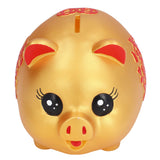 Piggy Bank Cute Cartoon Pig Shape Anti Falling Kids Coin Bank for Gift Home Decoration Coins StorageMiddle Size(700 Pieces Storage)