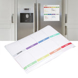 Weekly Calendar Self Adhesive Reusable Weekly Dry Erase Board Paste with Eraser for Home Wall Fridge