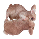 Garden Bunny Statues Resin Crafts Decorations Potted Landscaping Sculpture Animal Models for Lawn Garden In Australia - Darrahopens