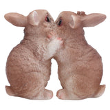 Garden Bunny Statues Resin Crafts Decorations Potted Landscaping Sculpture Animal Models for Lawn Garden