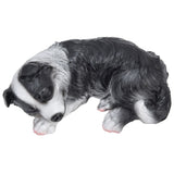 Dog Ornament Textured Exquisite Vivid Real Cute Dog Statue for Garden Lawn Desk Decoration In Australia - Darrahopens