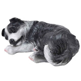 Dog Ornament Textured Exquisite Vivid Real Cute Dog Statue for Garden Lawn Desk Decoration In Australia - Darrahopens