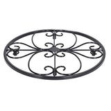 Flower Stand Elegant Style Unique Standable Design Durable Stable Easy Movable Plant Shelf for Garden Home