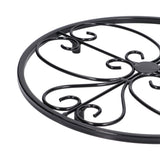 Flower Stand Elegant Style Unique Standable Design Durable Stable Easy Movable Plant Shelf for Garden Home