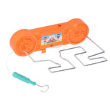 Electric Shock Toy Wire Game Intellectual Development Concentration Exercises Toy Kids Educational ToyOrange