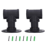 2Pack Wall Mounted Wine Bottle Rack Wine Hanging Holder Water Pipe Design with Mounting Screw for Storage In Australia - Darrahopens
