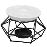 Essential Oil Burners Simple Stylish Design Beautiful Practical Easy to Clean Aromatherapy Metal Candle Holder for Home