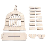 Wooden Chocolate Display Stand Bird Cage Style Dessert Display Shelves Decoration for Wedding Party Decoration