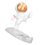 Mobile Phone Holder Astronaut Shape Exquisite Beautiful Environmentally Friendly Bracket OrnamentGolden Astronaut Kick